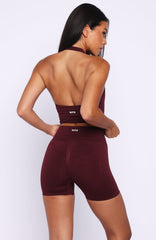 Zoom Seamless Shorts Merlot