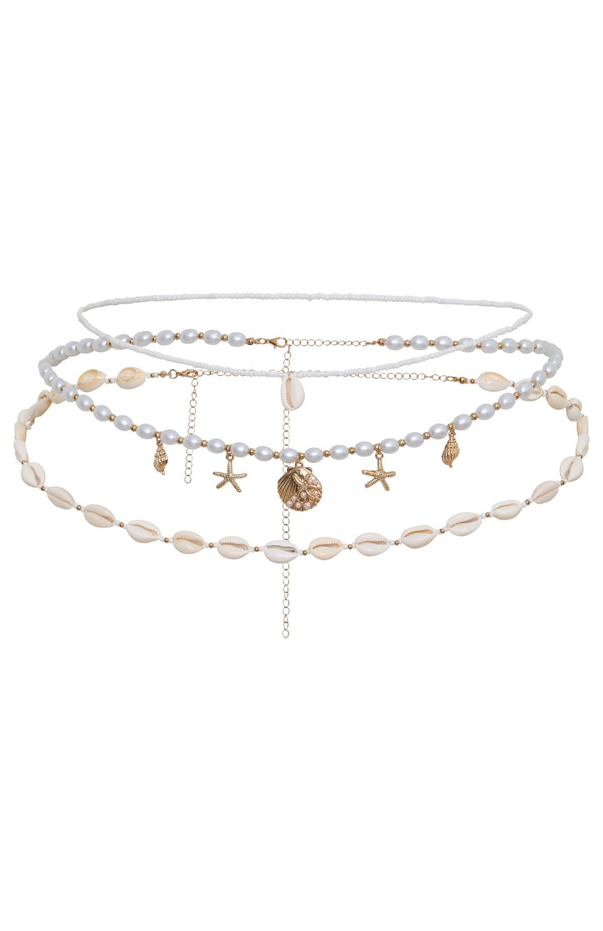 Haruko Body Chain White