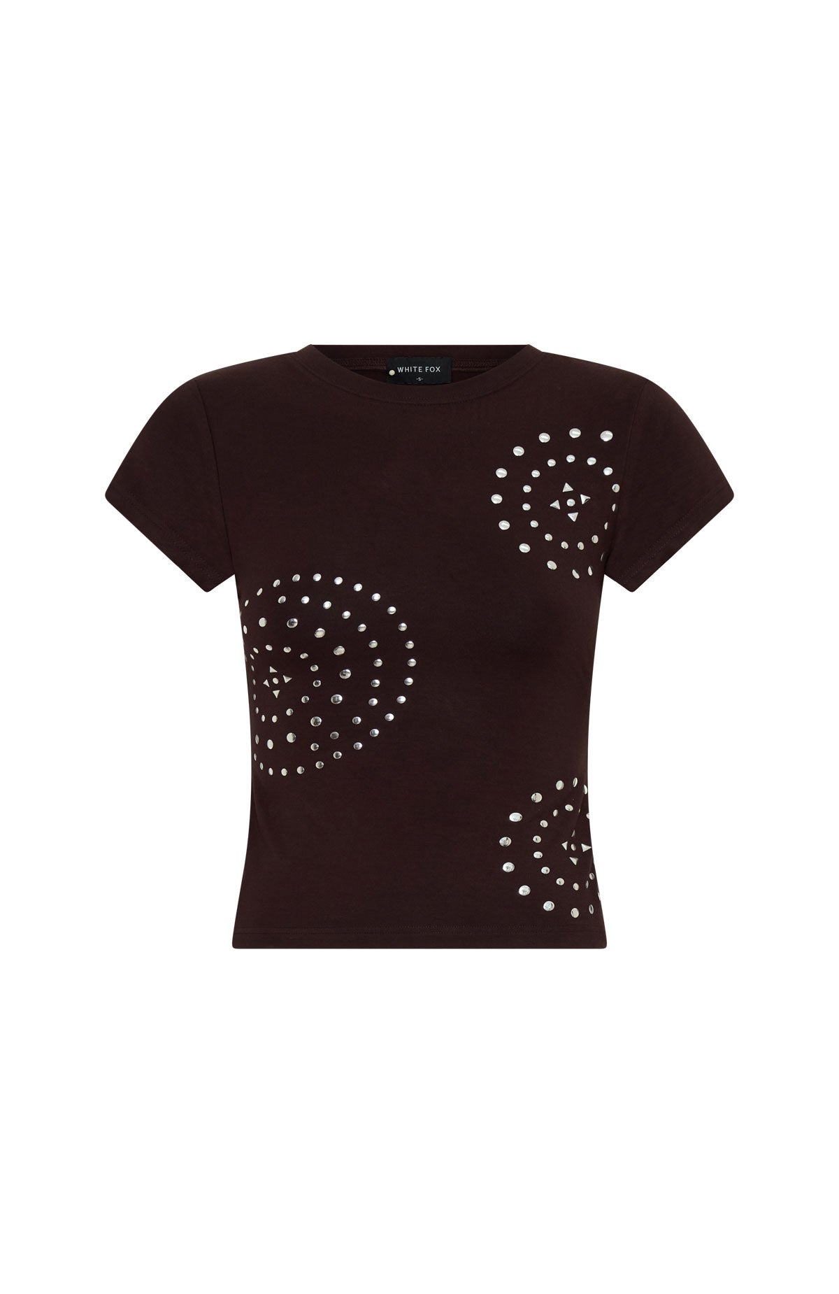 It Will Work Out Studded Top Dark Chocolate