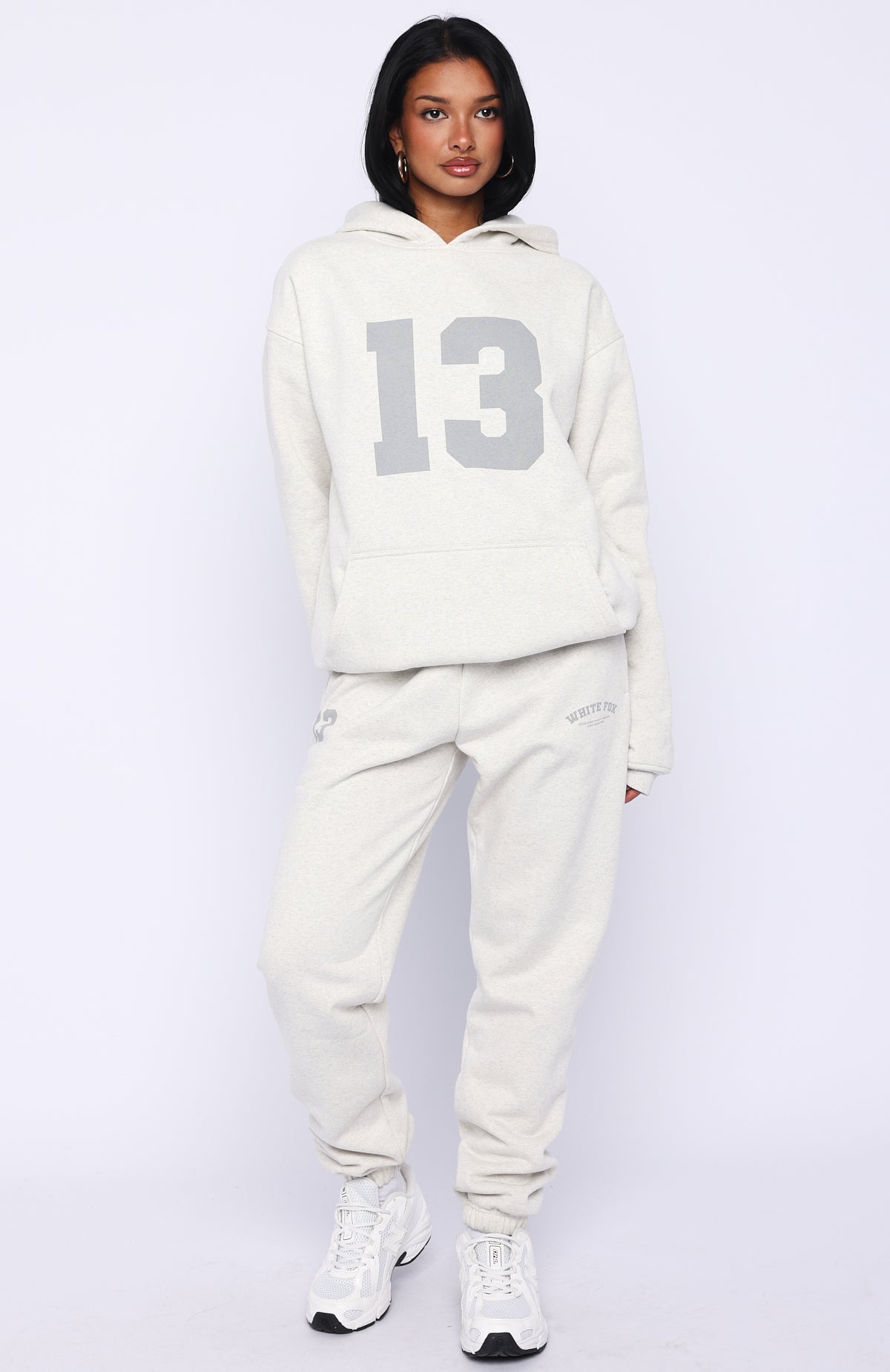 It's Your Chance Oversized Hoodie Grey Marle