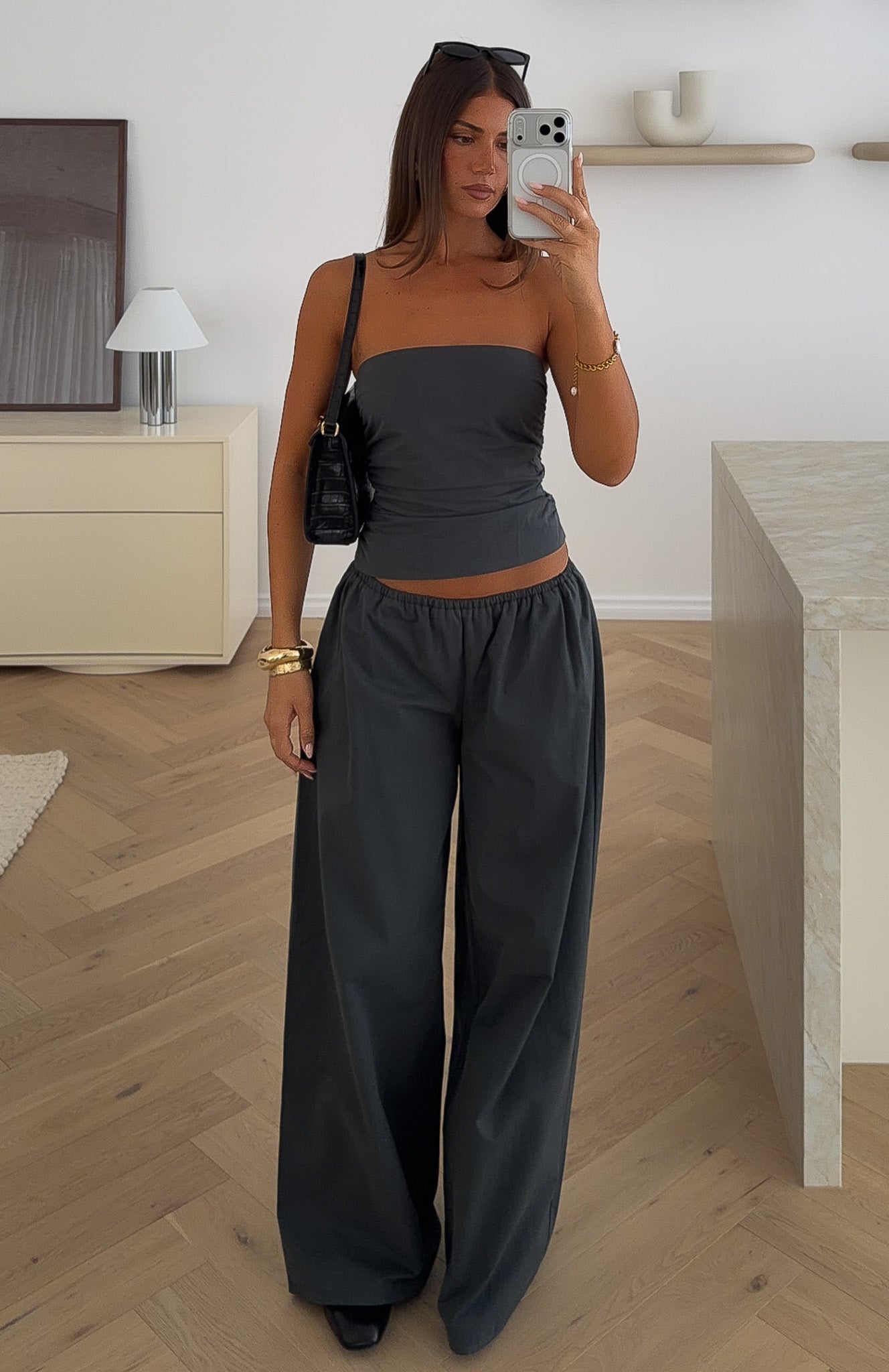 Just Like This Pants Slate