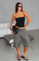 Just My Type Cargo Shorts Petrol