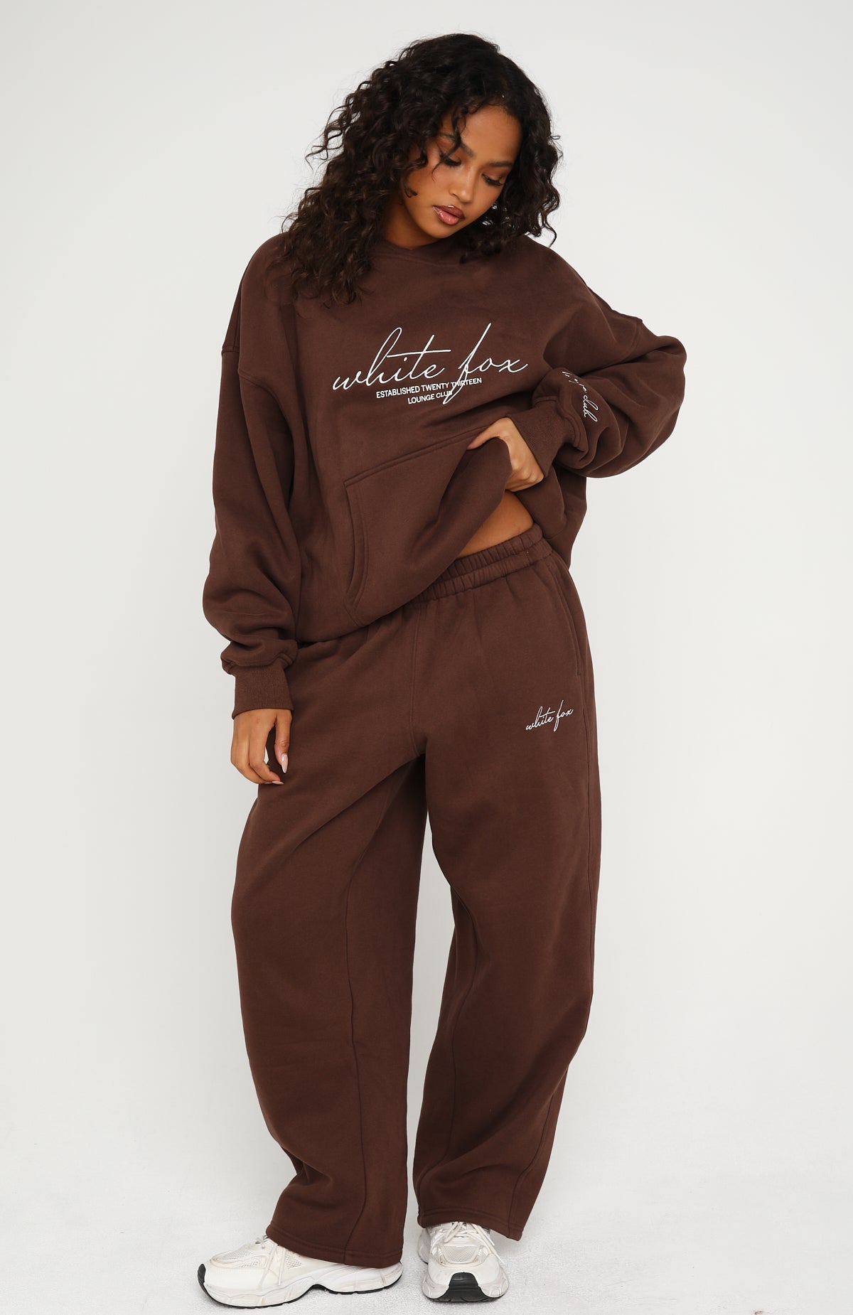 Know What You Want Oversized Hoodie Chocolate