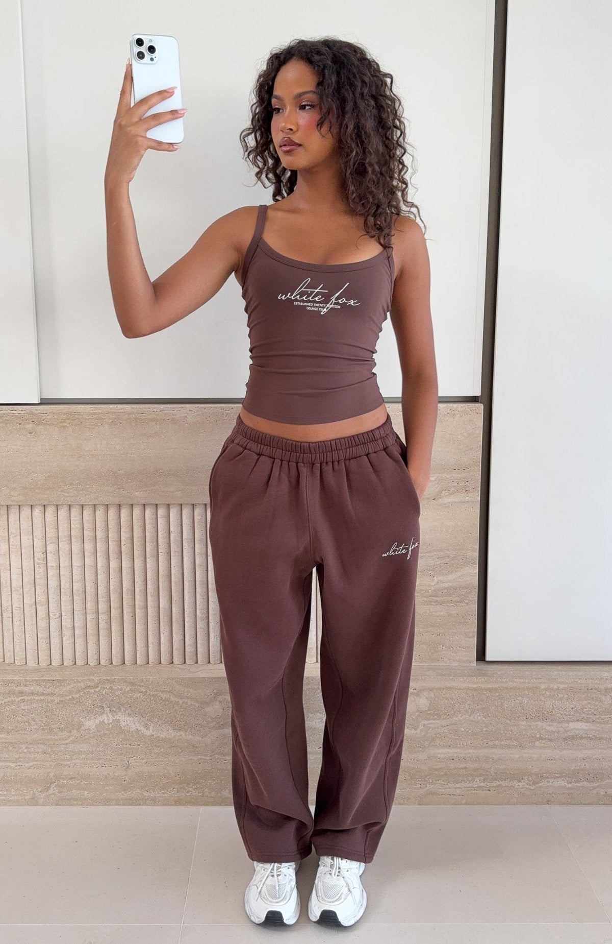 Know What You Want Singlet Top Chocolate