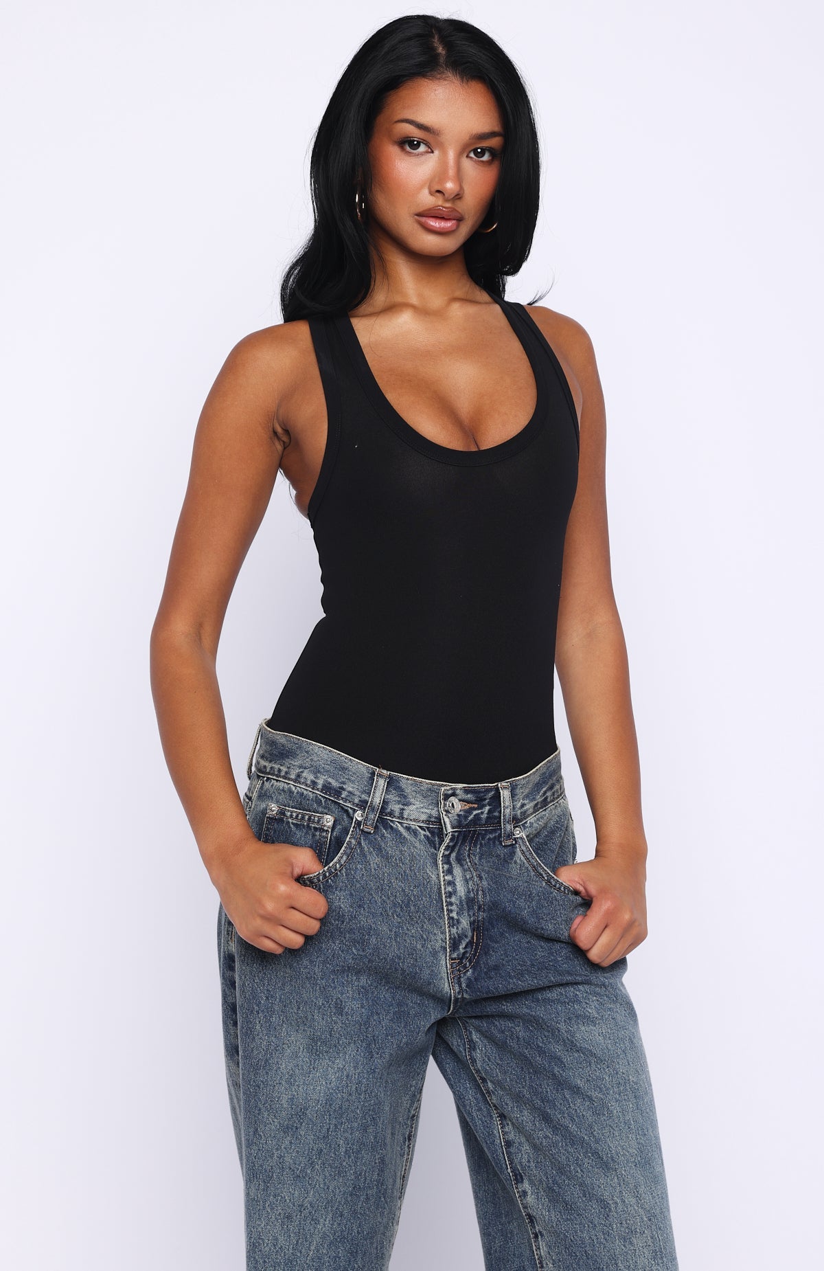 Lights Down Low Bodysuit Black