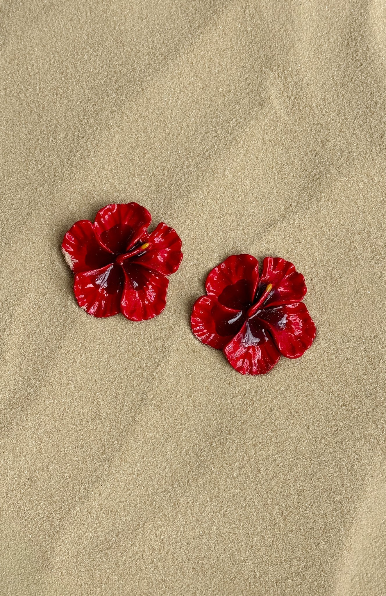 Lyndon Earrings Red