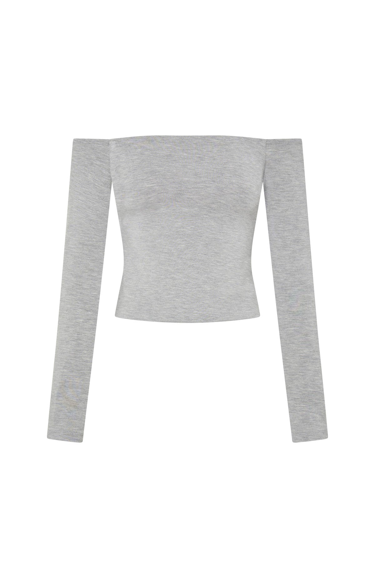 Mad For You Long Sleeve Top Grey Marle
