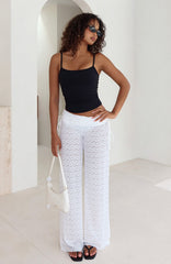 Make Me Live Pants White