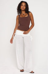 Make Me Live Pants White