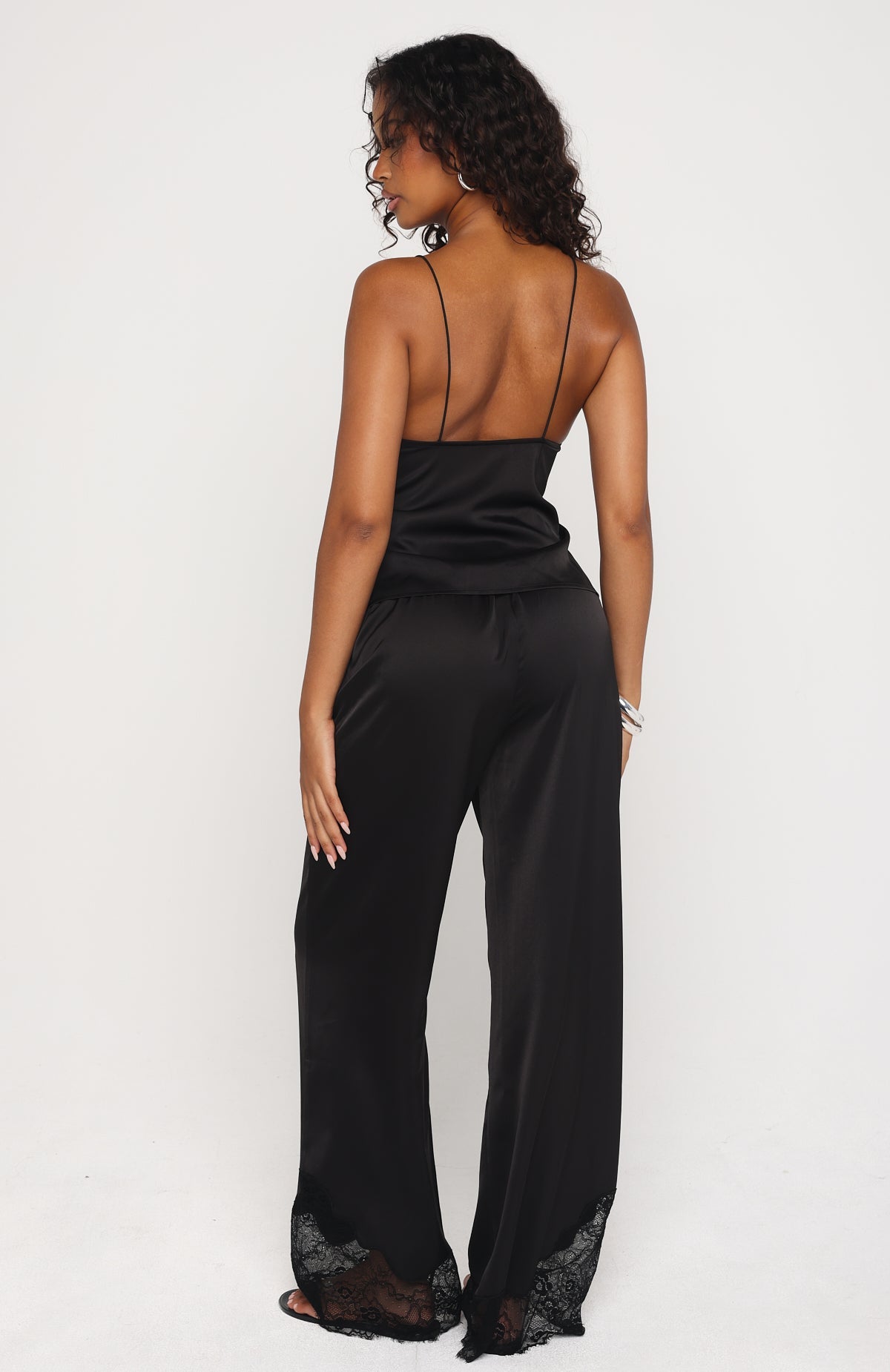 Manhattan Midnight Lace Insert Pants Black