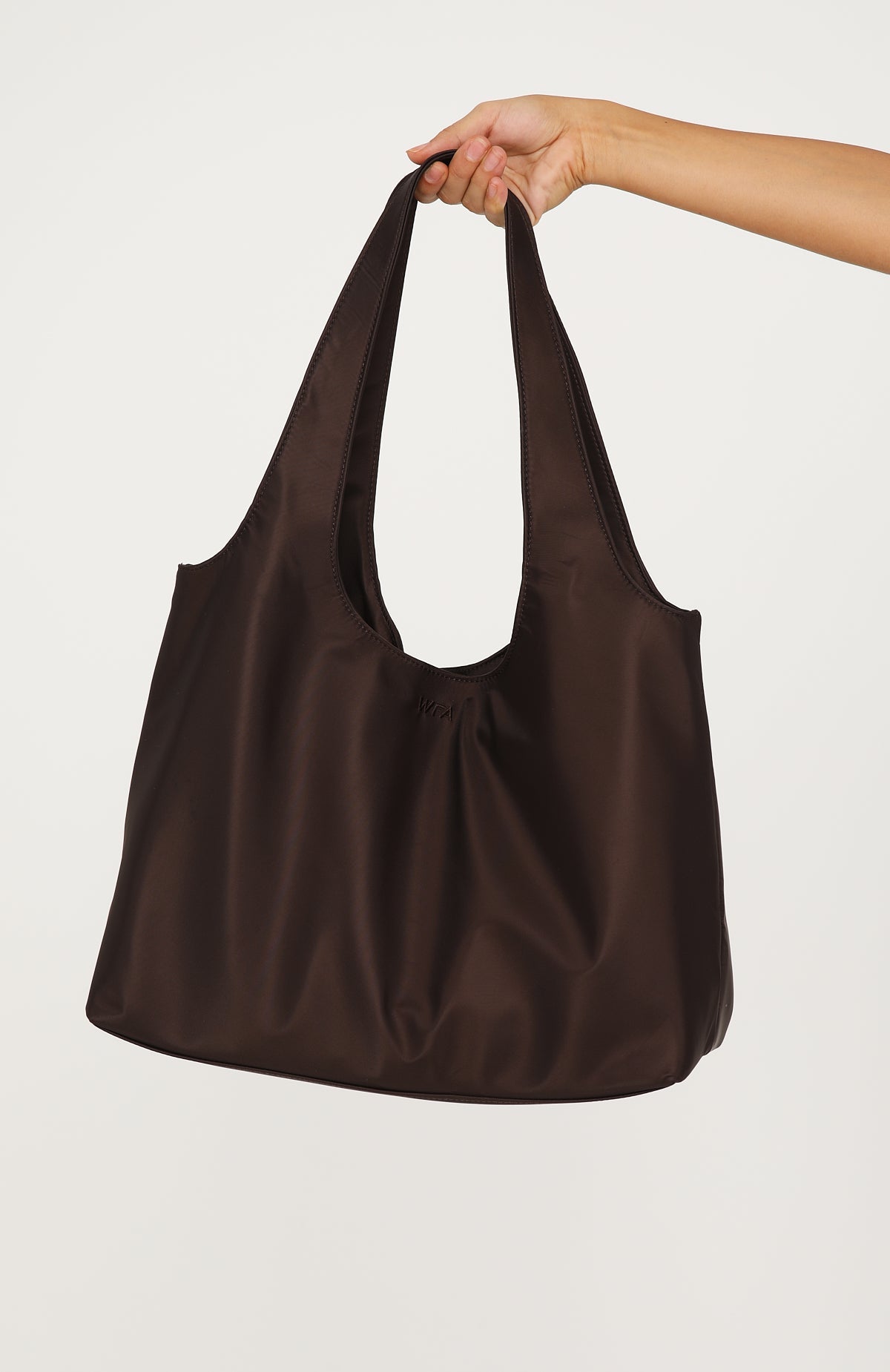 Maxton Nylon Shoulder Bag Chocolate
