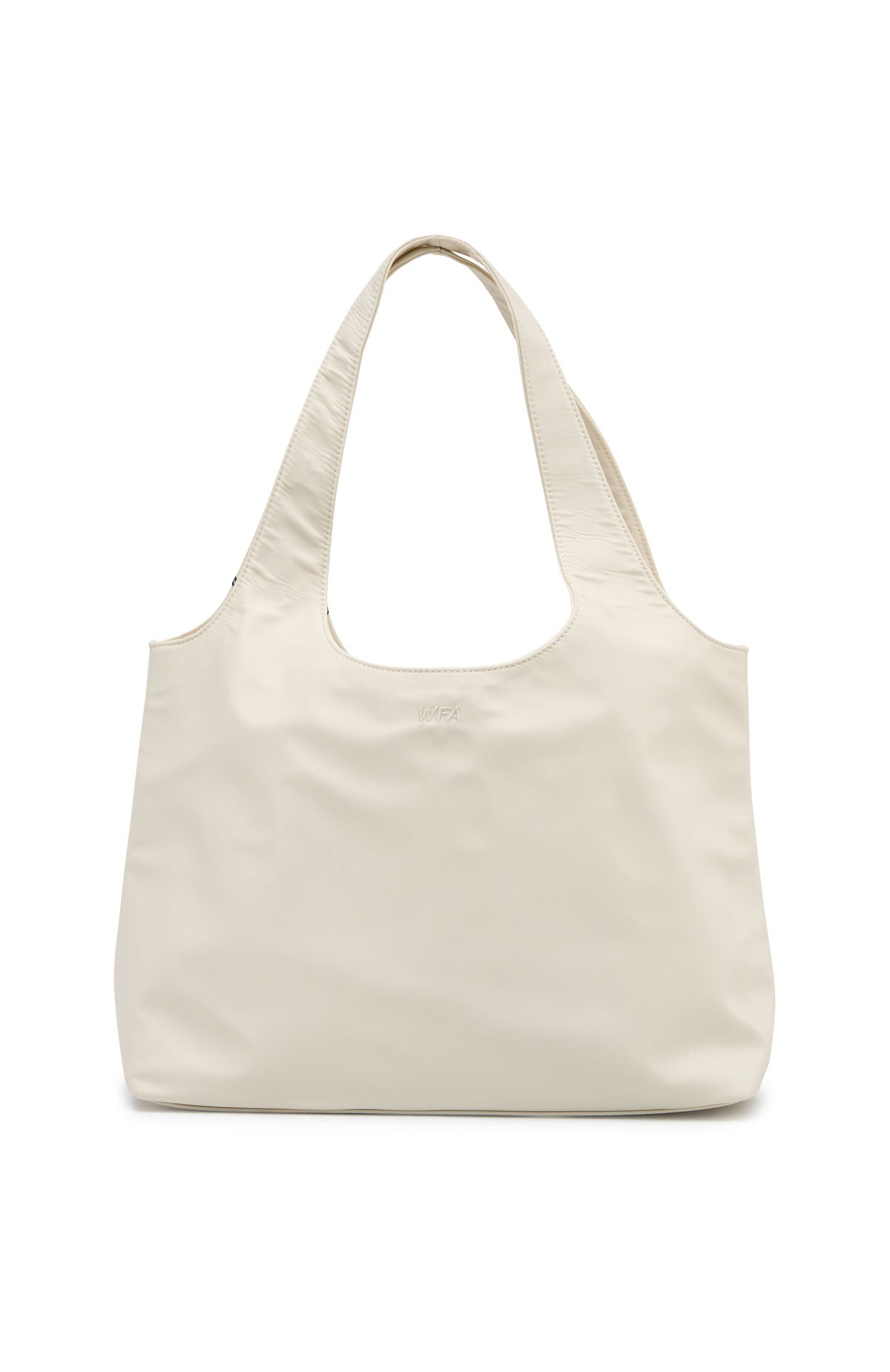 Maxton Nylon Shoulder Bag Cream