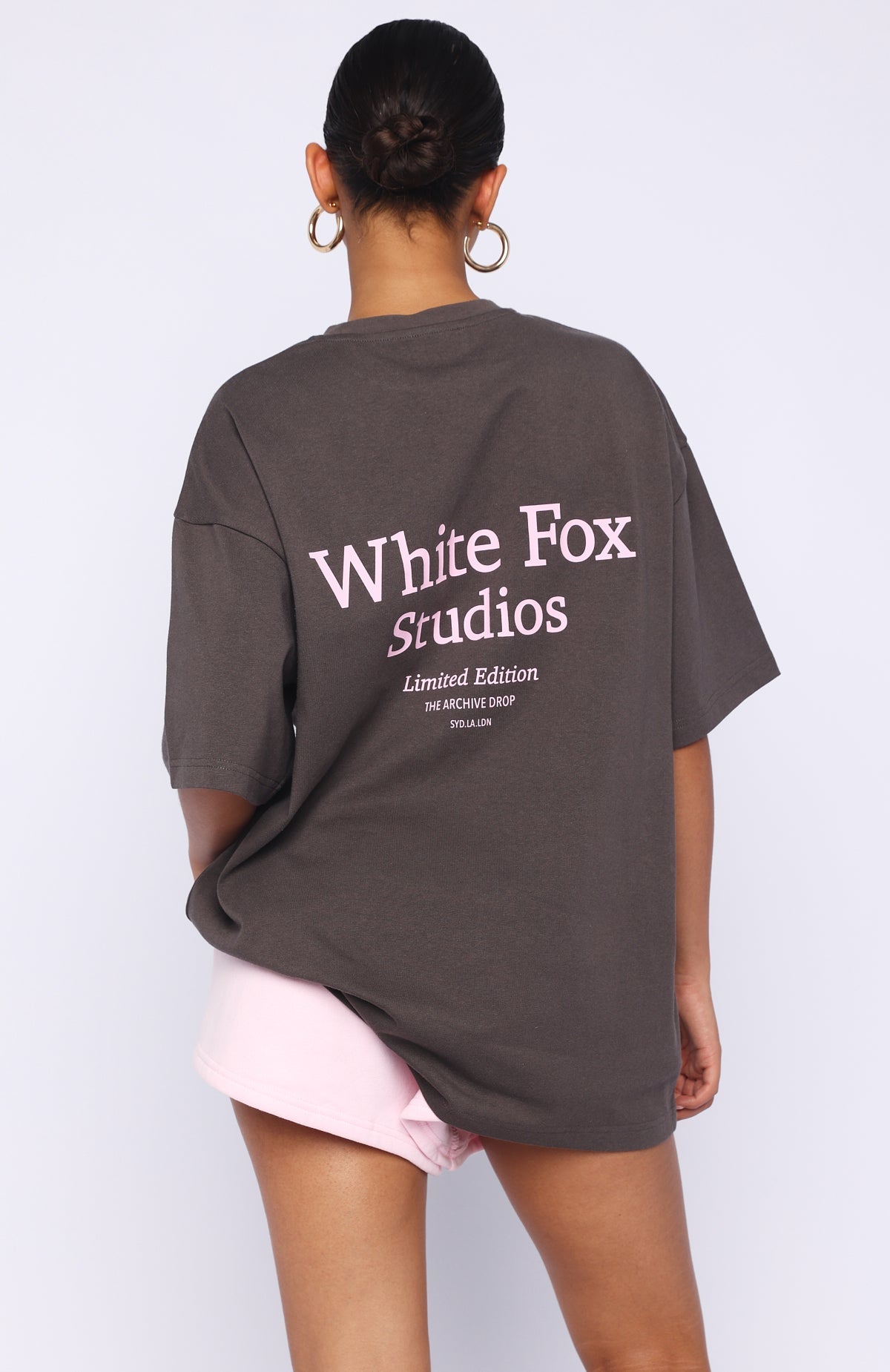 Midnight Chill Oversized Tee Charcoal