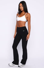 Mode Flare Leggings Black