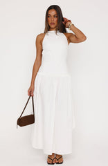 Never Yours Maxi Dress White