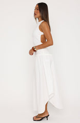 Never Yours Maxi Dress White