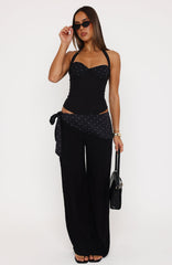Night Kiss Pants Black