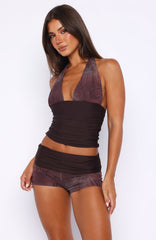 Not Today Shorts Sandstone Disco