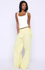Off Beat Pants Lemon