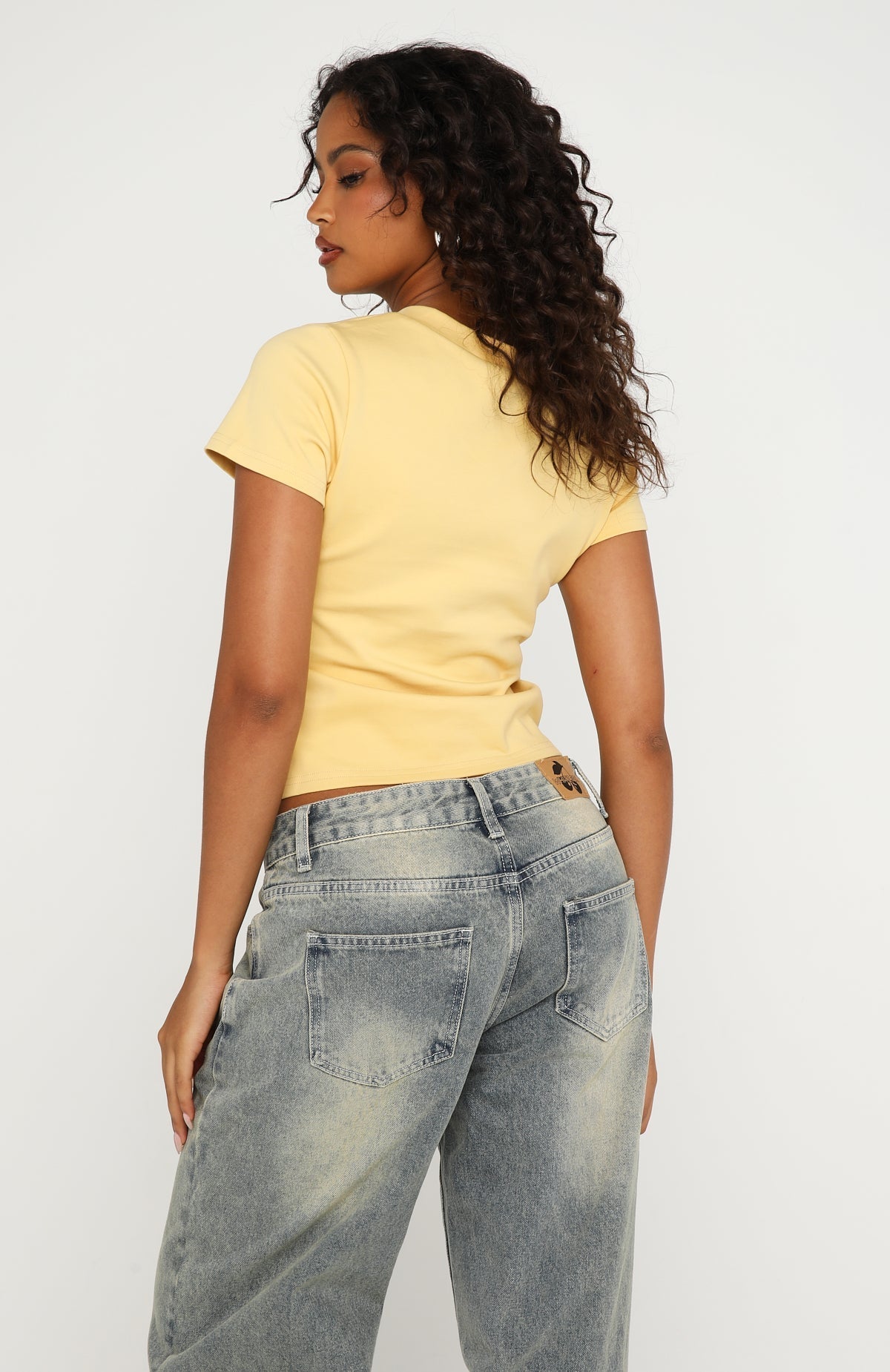 On The Hunt V Neck Top Honey