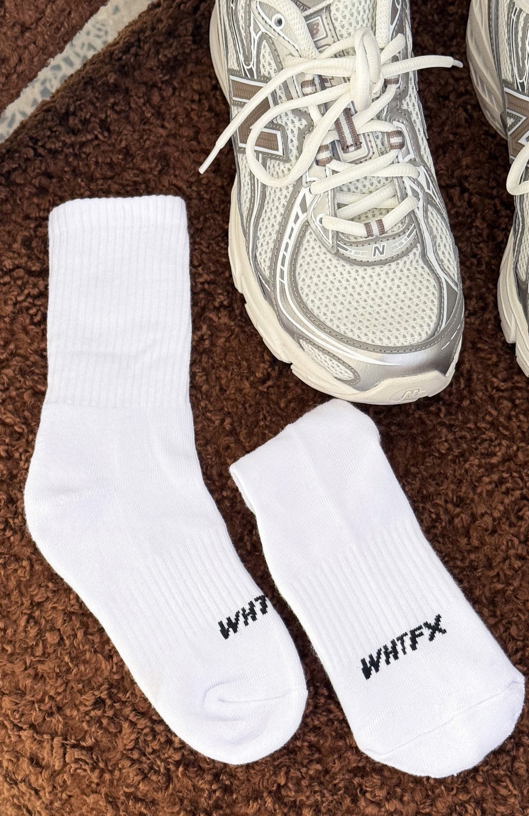 One More Look Socks White