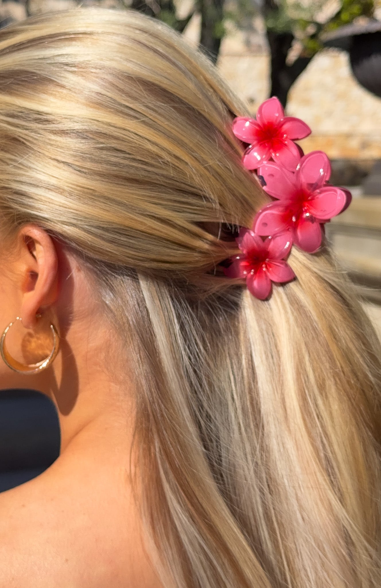 Parker Hair Clip Hot Pink