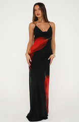 Peachy Life Maxi Dress Burning Lily