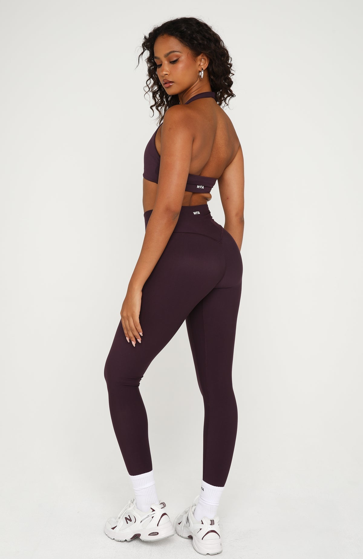 Go Getter High Waisted Leggings Midnight Plum