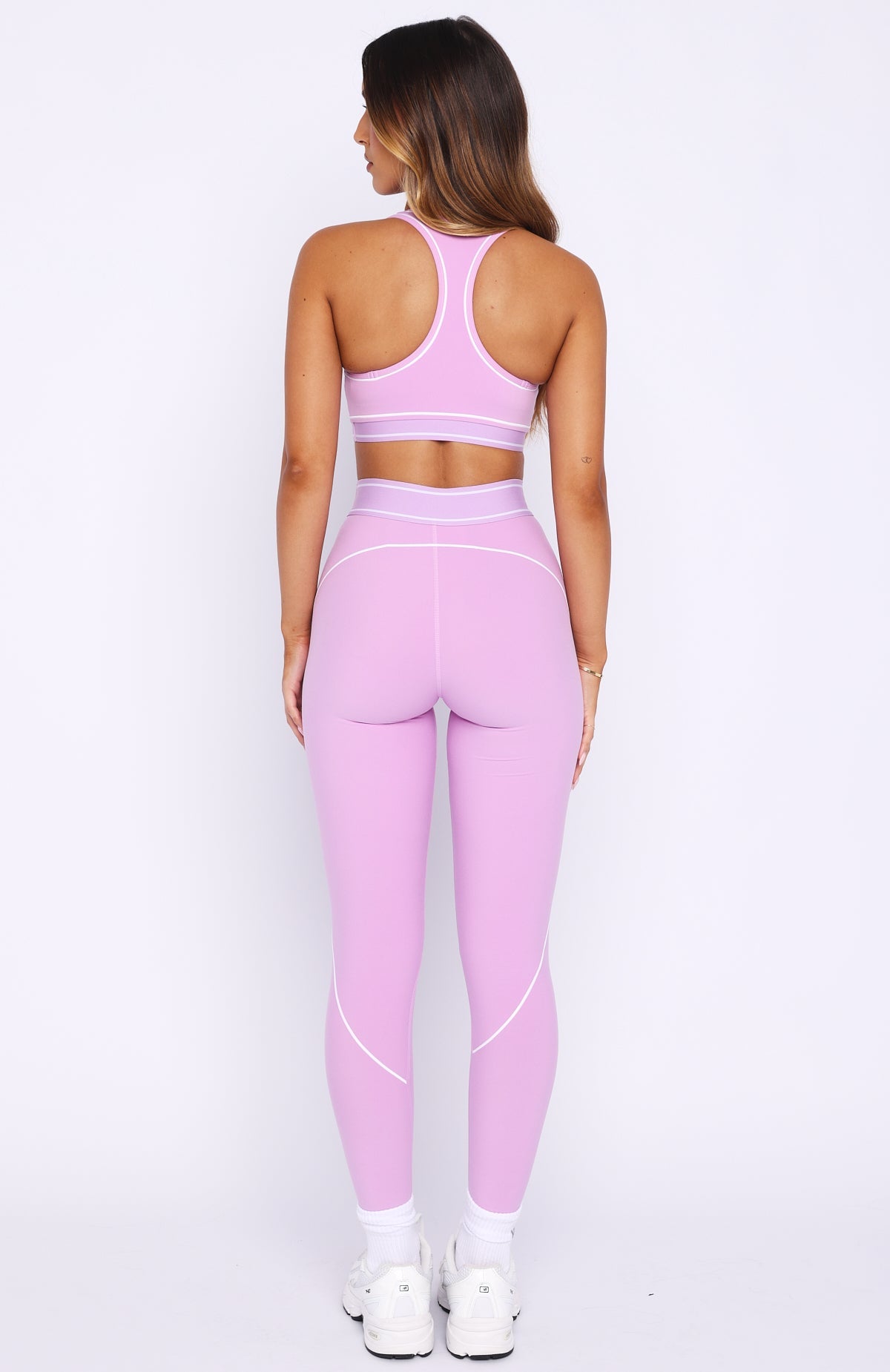 Precision Leggings Orchid/White