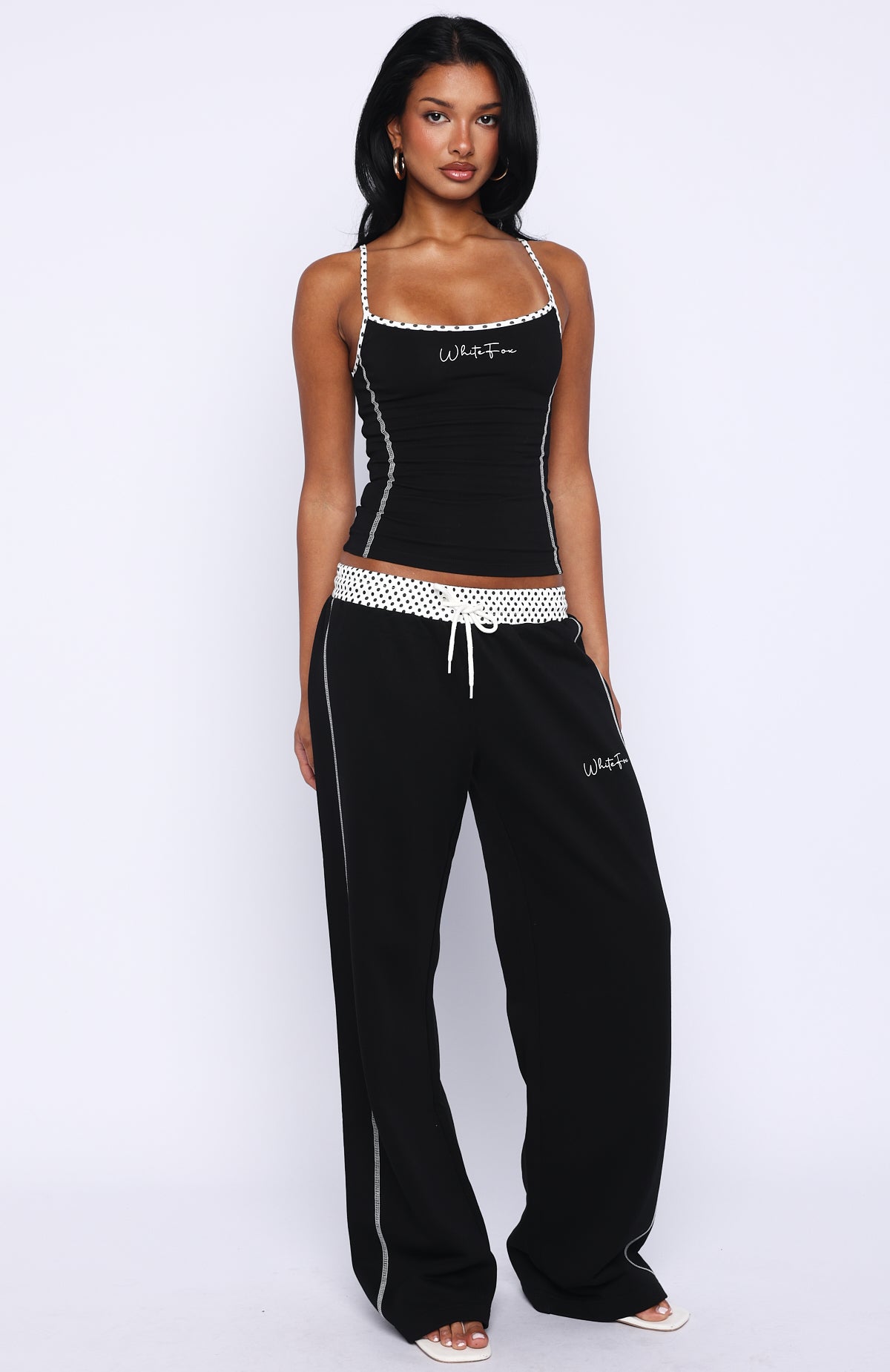 Pure Attraction Singlet Top Black