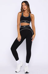 Precision Leggings Black/White