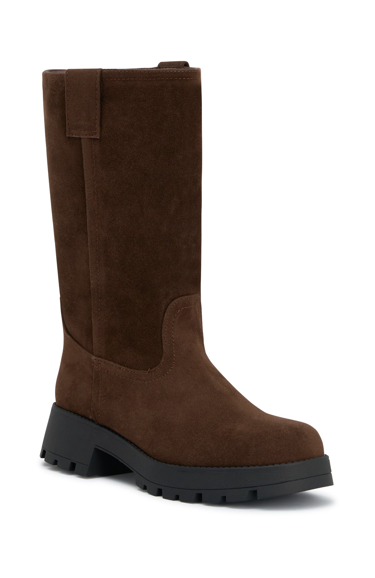 Rita Boots Chocolate Faux Suede