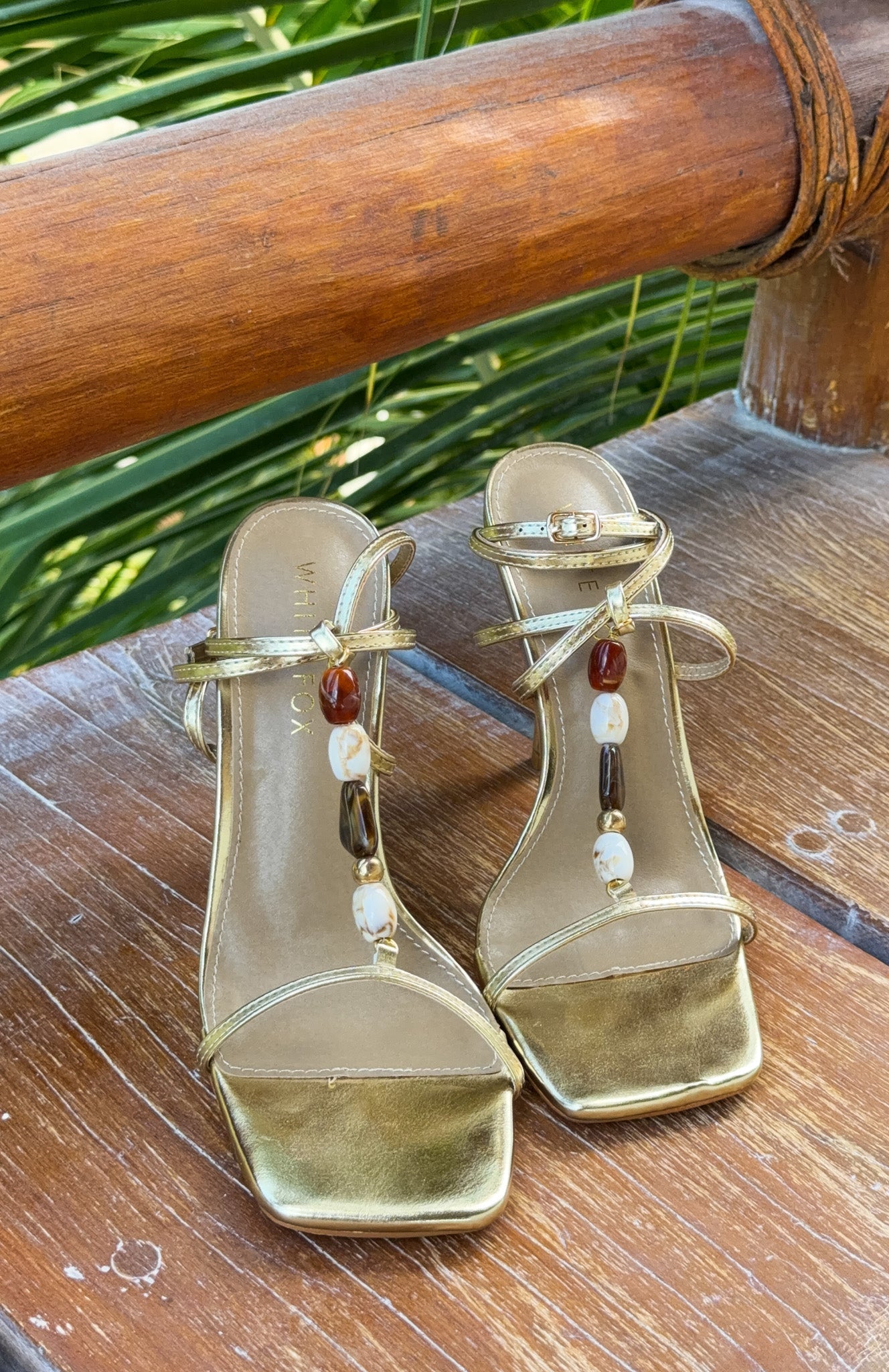 Robbie Heels Light Gold PU