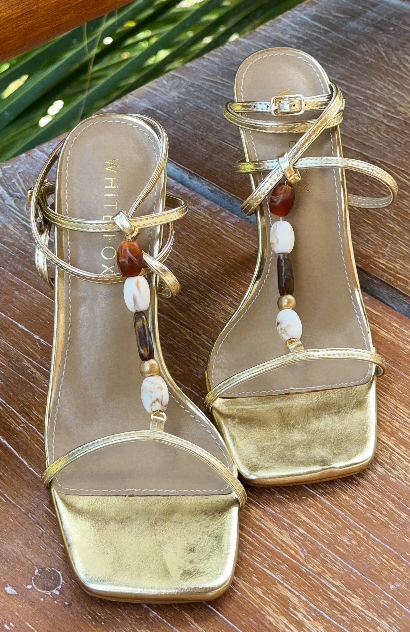 Robbie Heels Light Gold PU