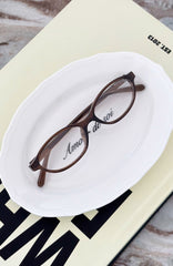 Robert Blue Light Glasses Chocolate/Clear