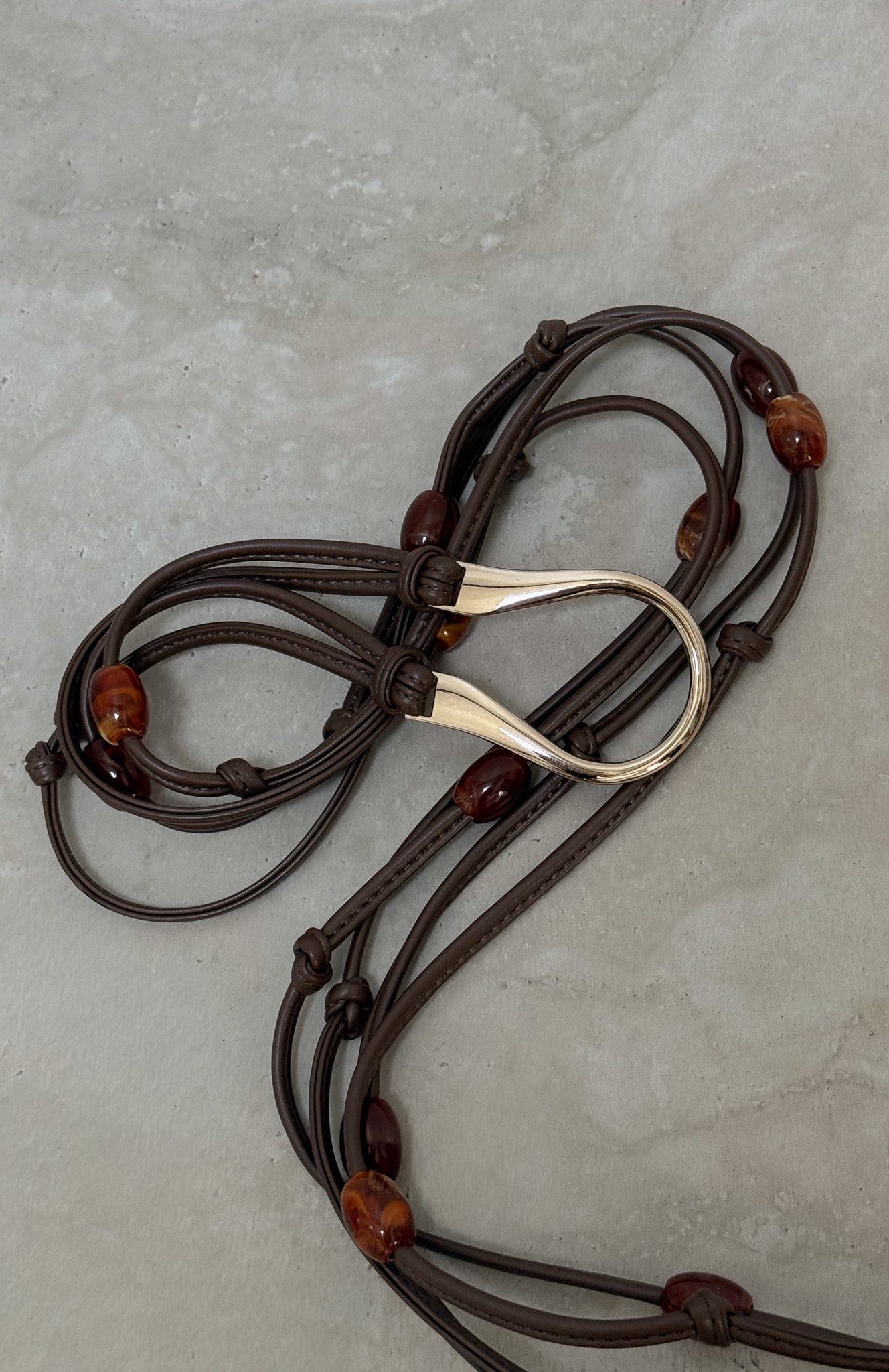 Sayge Wrap Belt Chocolate