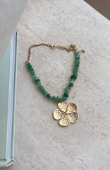 Saylor Necklace Gold/Teal