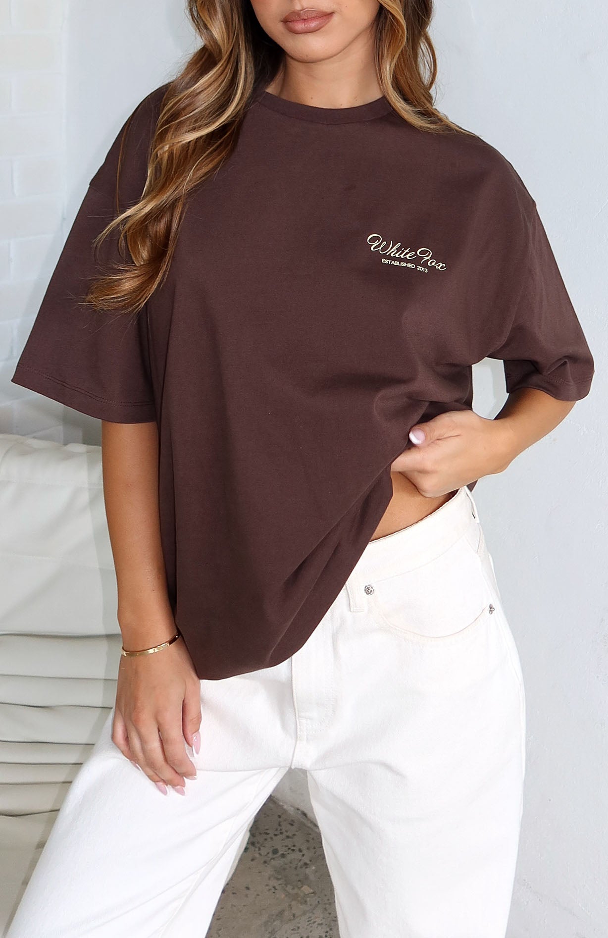 Slow Burner Oversized Tee Chocolate