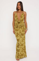 Soft Sin Maxi Dress Chartreuse