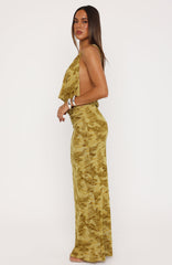 Soft Sin Maxi Dress Chartreuse