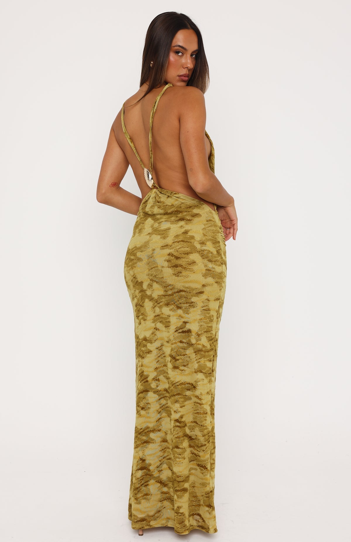 Soft Sin Maxi Dress Chartreuse