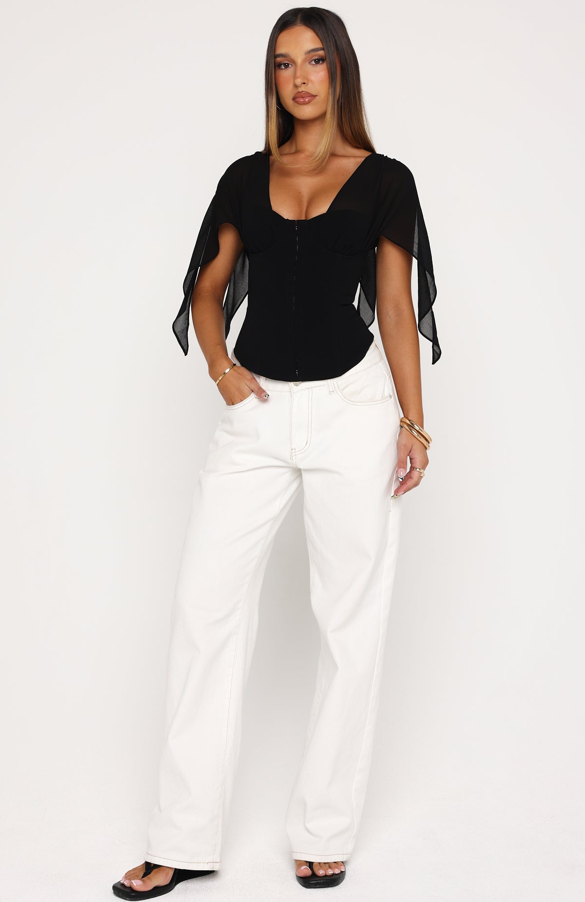 Soft Whisper Bustier Black