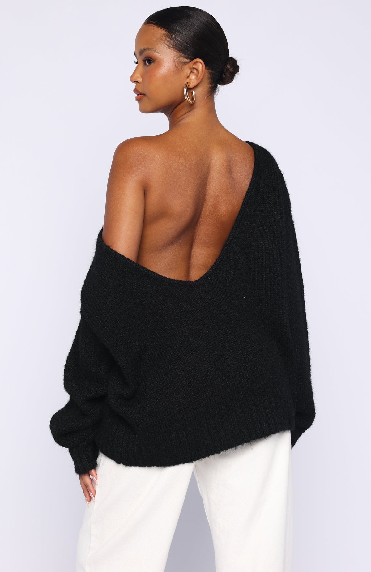 Softer Love Knit Sweater Black