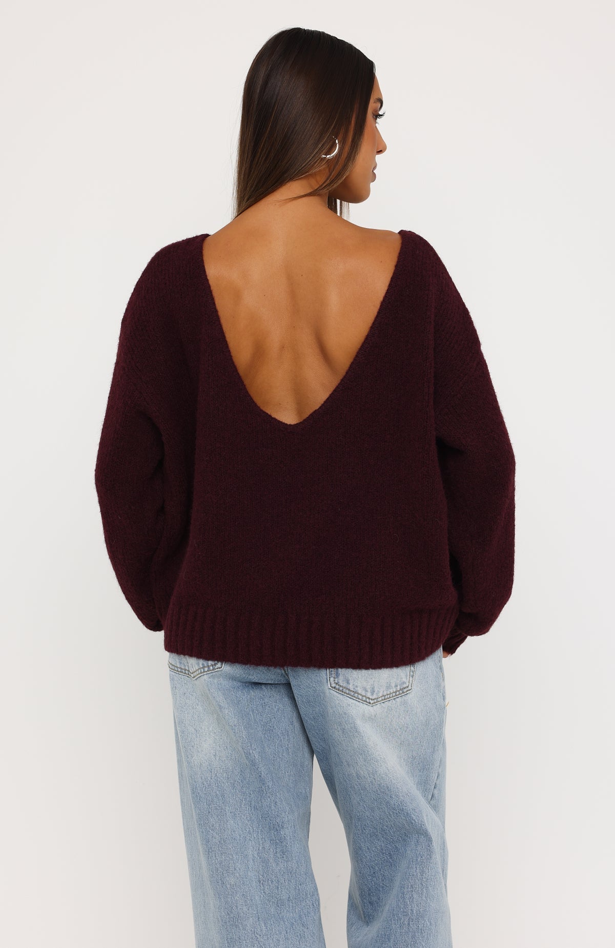 Softer Love Knit Sweater Merlot