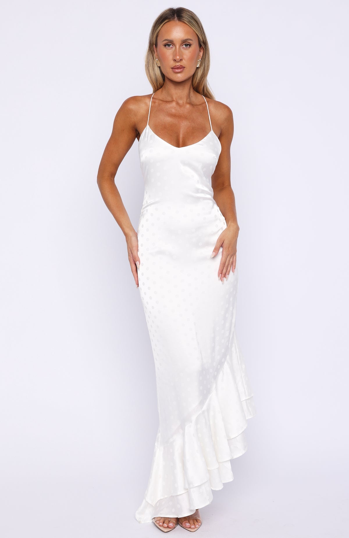 Starlit Skies Maxi Dress Off White