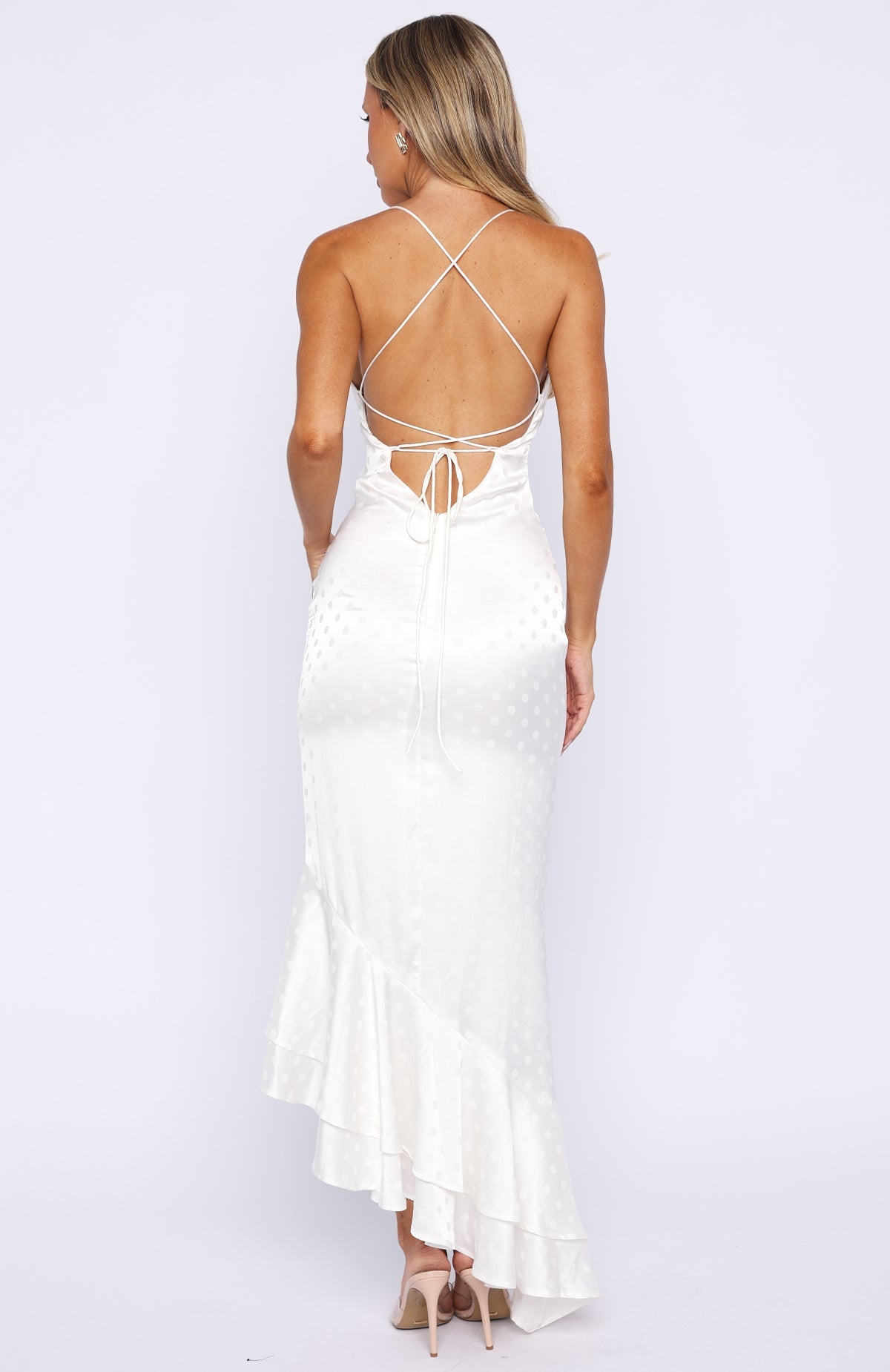 Starlit Skies Maxi Dress Off White