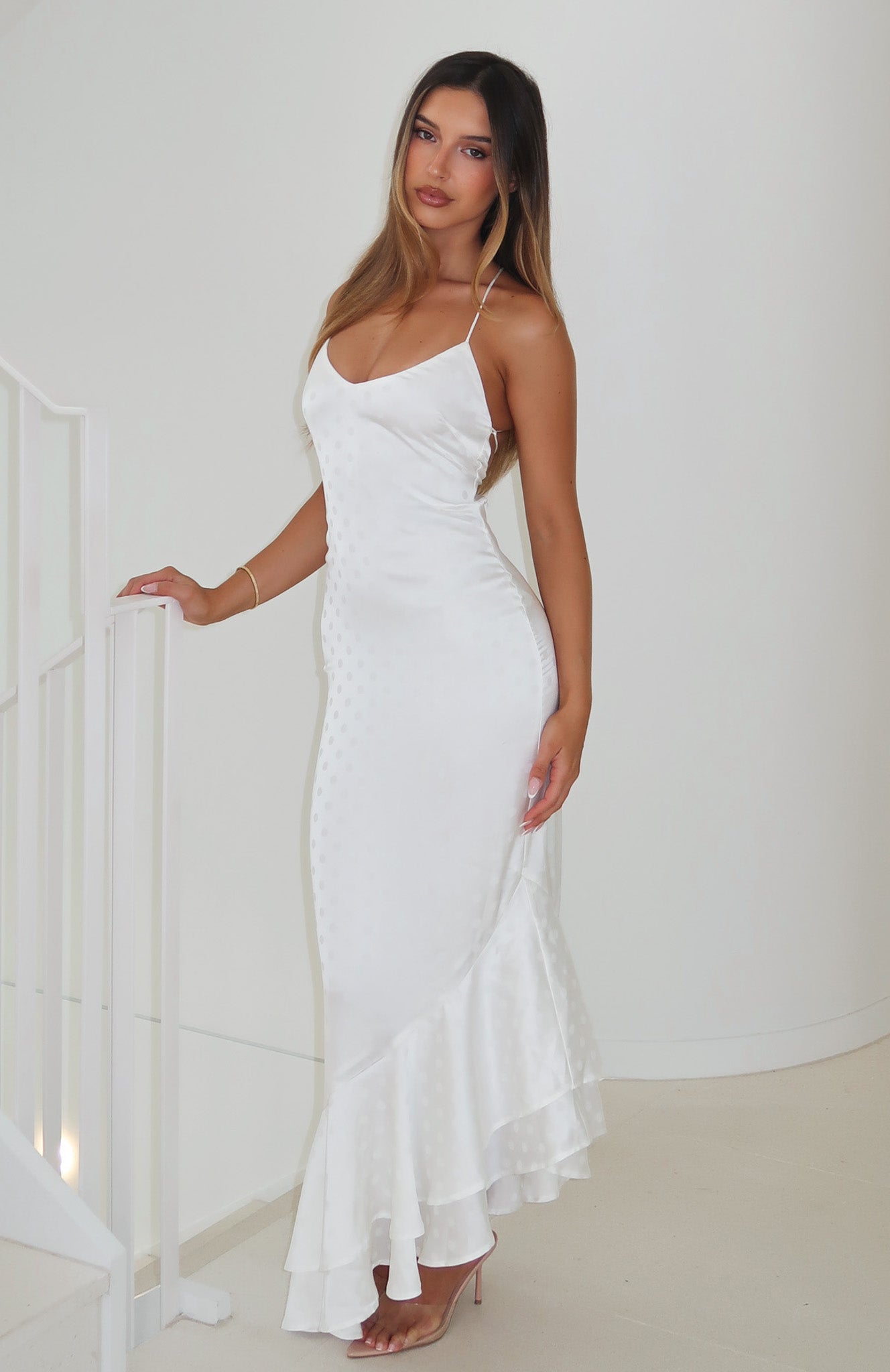 Starlit Skies Maxi Dress Off White