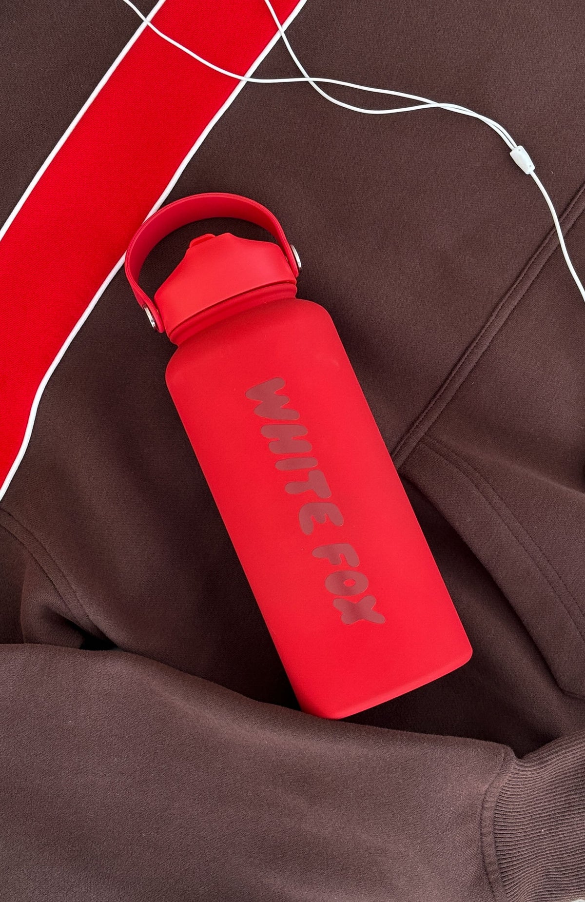 Staying Hydrated 1L Drink Bottle Red