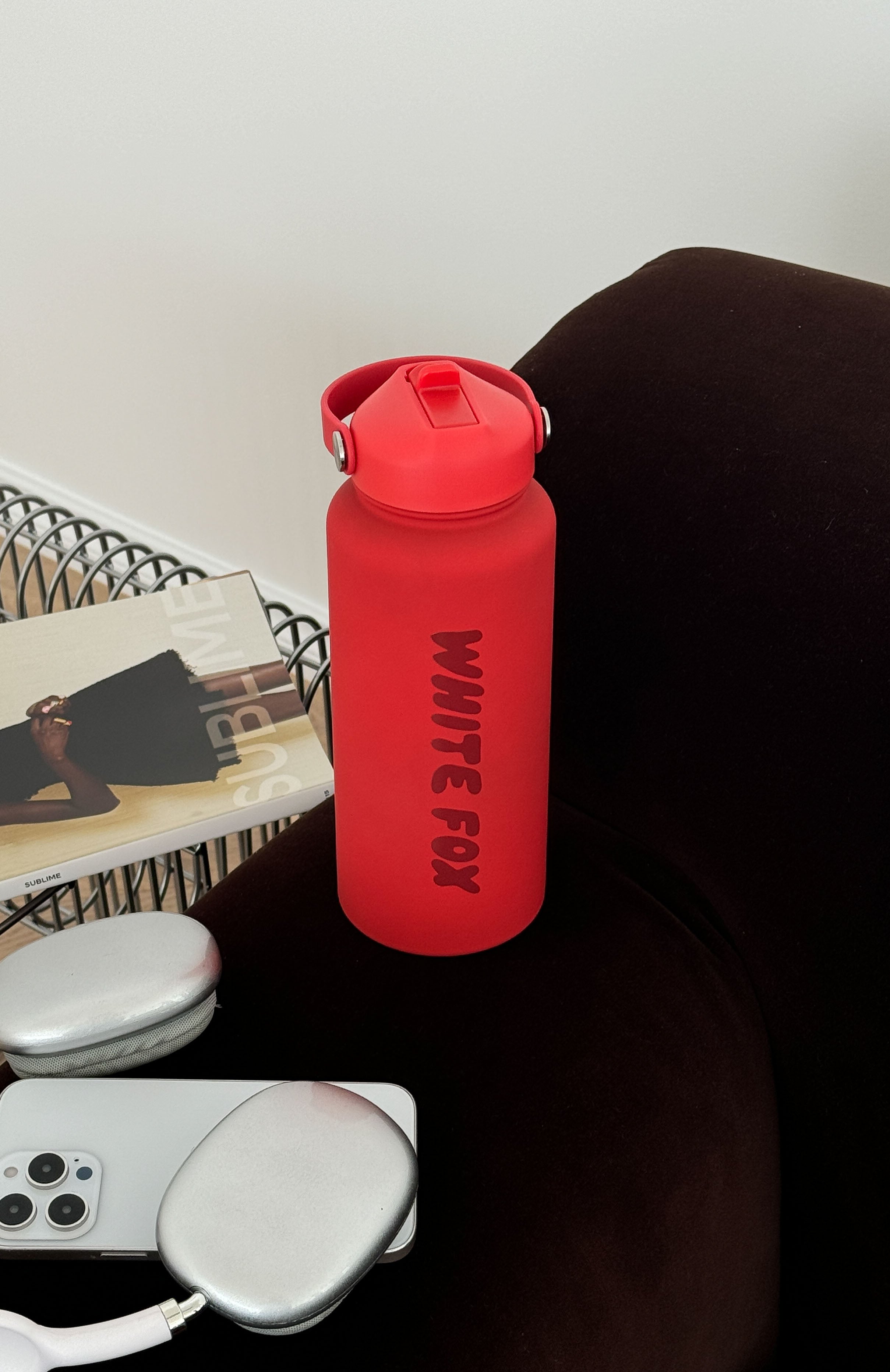 Staying Hydrated 1L Drink Bottle Red