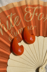 Storm Earrings Orange